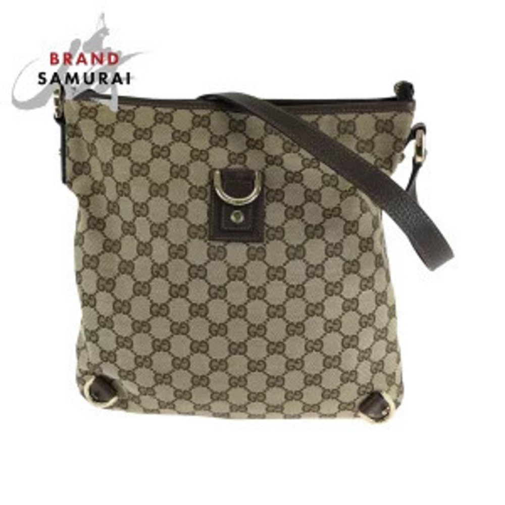 Gucci Abbey bag brown GG canvas shoulder pouch
